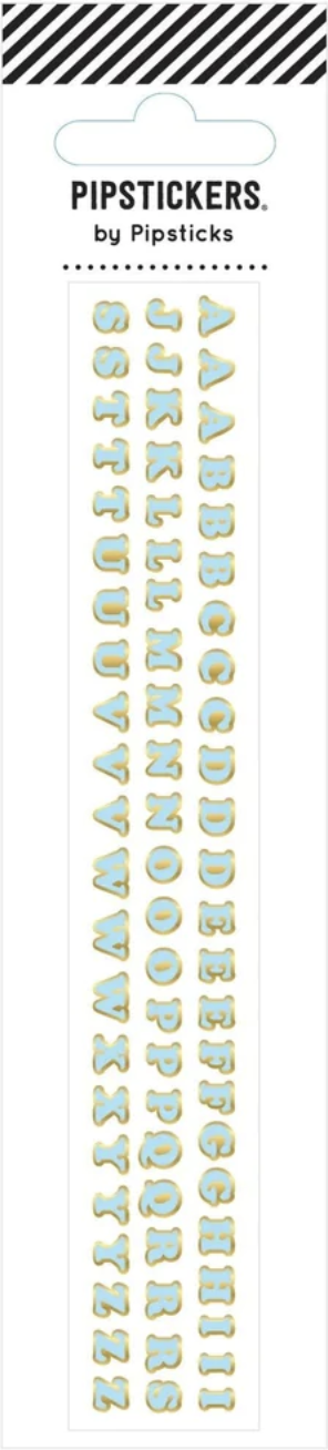 Sky Blue Alphabet